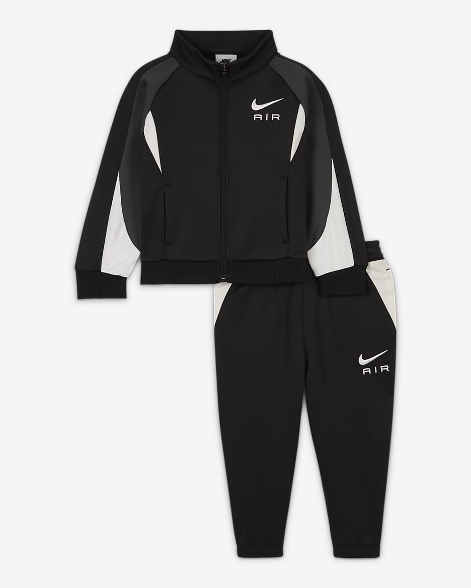 Infant black nike tracksuit hotsell